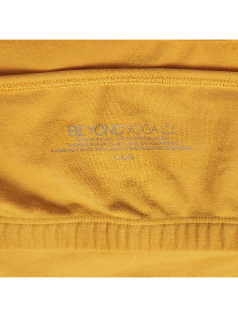 Beyond Yoga Yellow Well Rounded Cropped Halter Tank Top Size Large - Picture 10 of 11